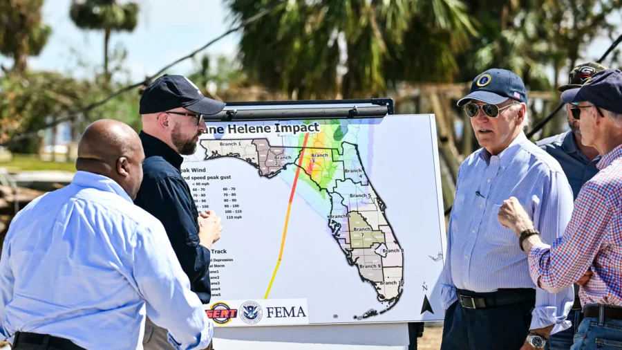 Biden Visits Florida, Georgia to Survey Hurricane Damage