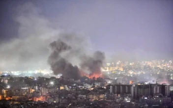 View of Beirut Skyline as Israel Issues Evacuation Order