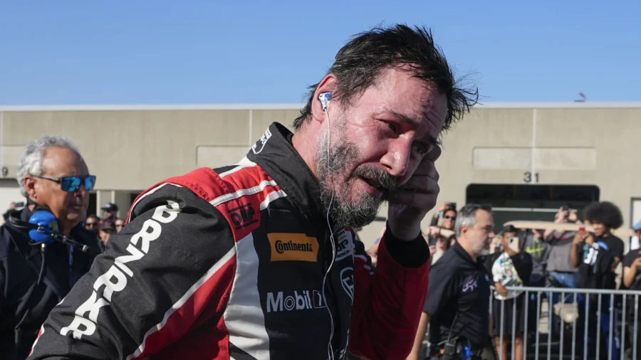 Keanu Reeves Spins Out at Indianapolis Motor Speedway in Pro Auto Racing Debut