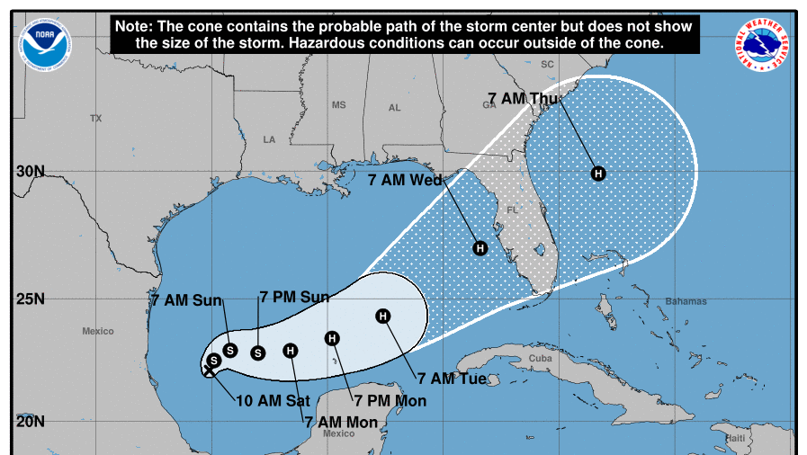 Tropical Storm Milton Forms, Threatens Florida Gulf Coast