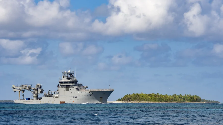 Samoa Warns of ‘Highly Probable’ Fuel Spill After New Zealand Navy Ship Caught Fire and Sank