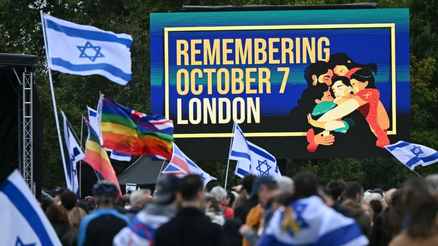 Memorial Event for Victims of Oct. 7 Attack on Israel in Central London