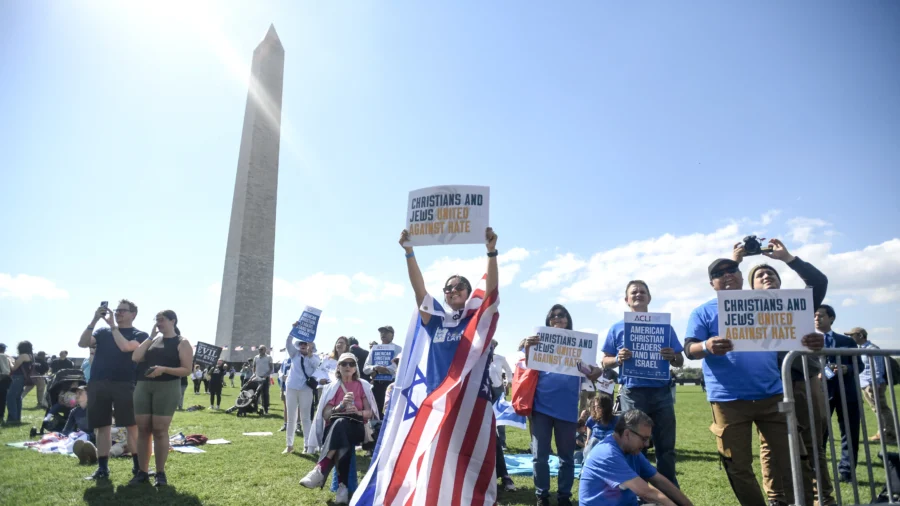 DC Rally Commemorates Oct. 7 Terrorist Attack