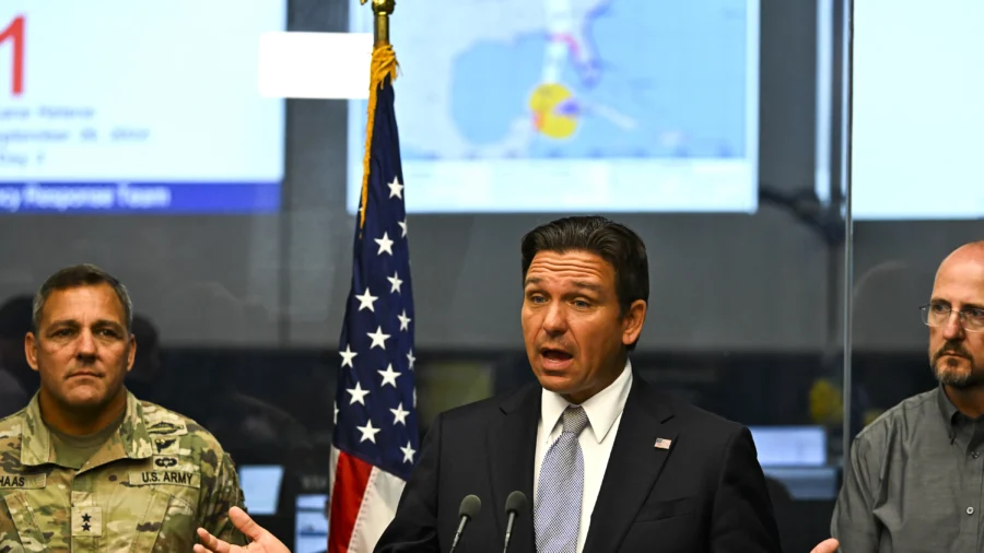 DeSantis, Florida Officials Issue Warnings to Would-Be Looters Ahead of Hurricane Milton