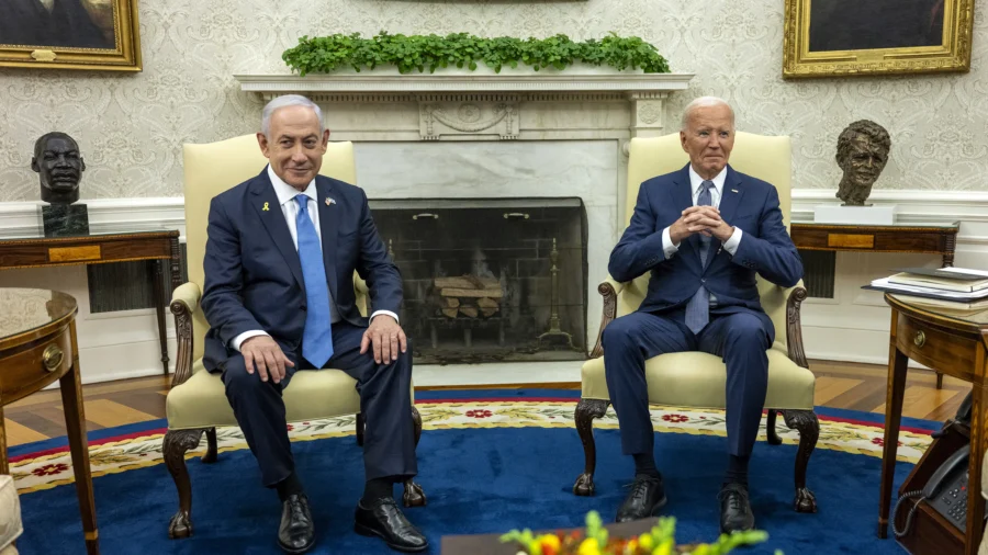 Biden, Harris Speak With Netanyahu as Middle East Awaits Israeli Response to Missile Attack