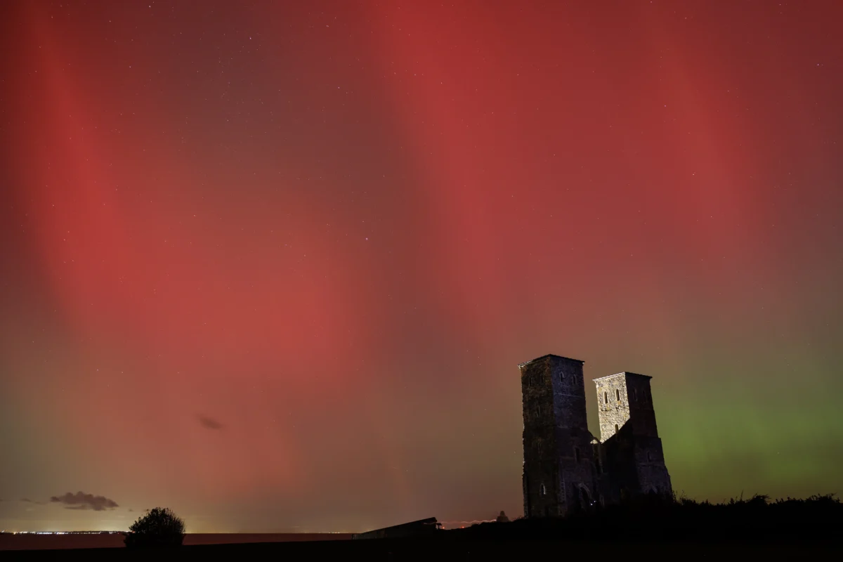 In Photos Northern and Southern Lights Decorate Night Sky NTD