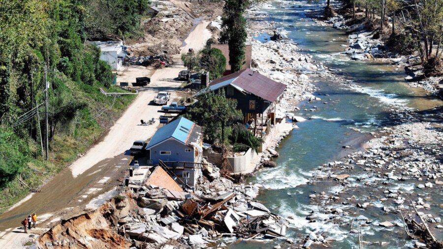 Hurricane-Ravaged North Carolina Towns Relying on Local Support as They Dig Out From Debris