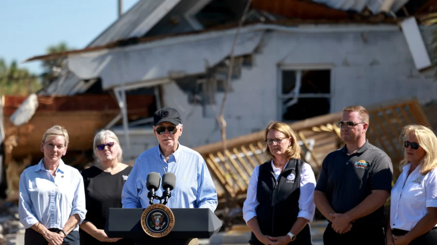 Biden Announces $612 Million in Electric Grid, Energy Funds During Post-Hurricane Florida Visit