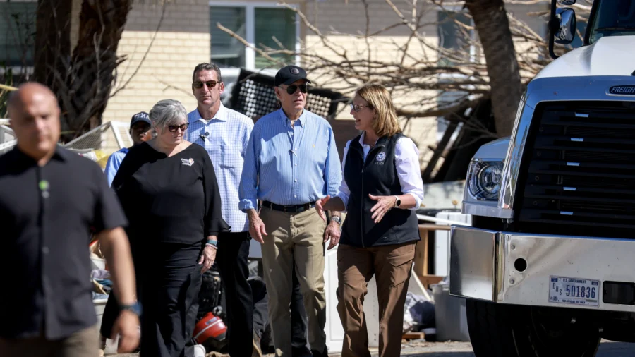 Biden Surveys Hurricane Milton Damage in Florida