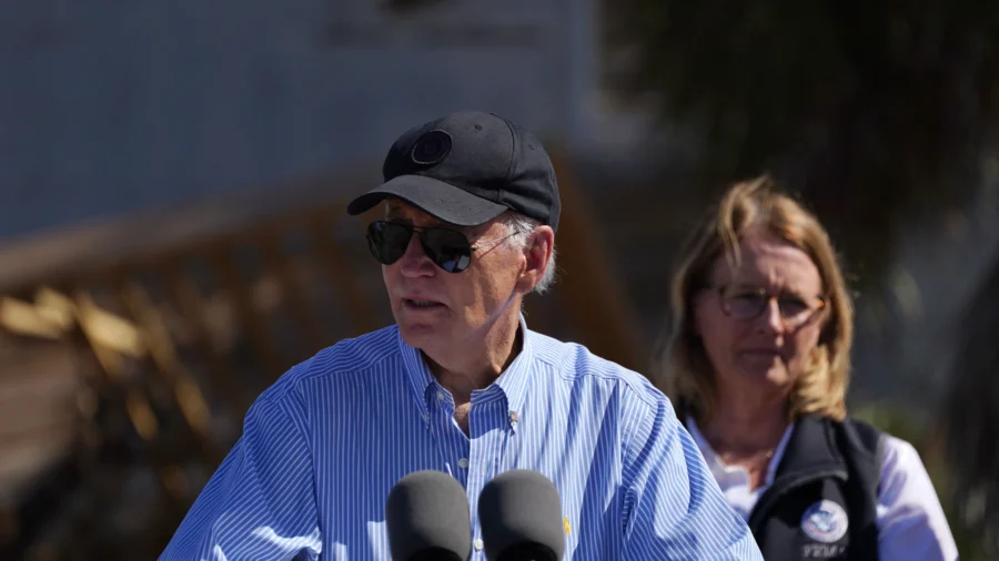 Biden Delivers Remarks in Florida After Surveying Hurricane Milton Damage