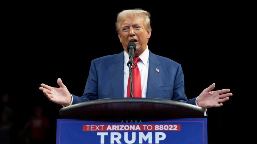 Trump Holds Rally in Prescott Valley, Arizona