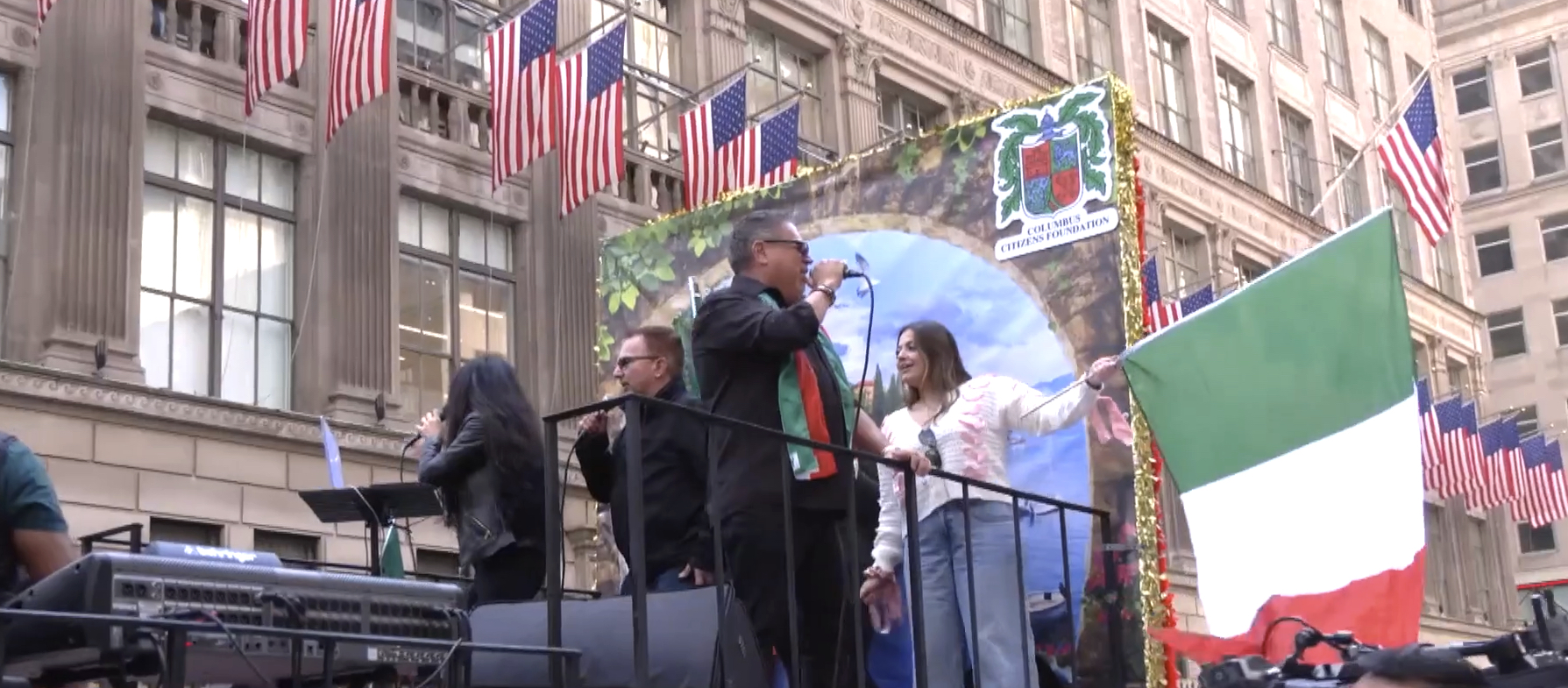 New York Holds Columbus Day Parade NTD