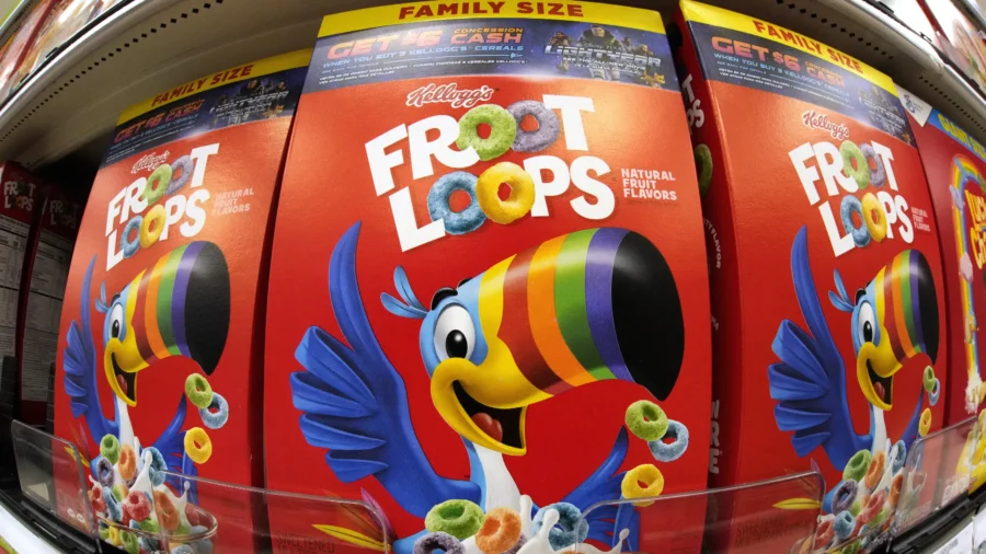 Protesters Demand Kellogg Remove Artificial Colors From Froot Loops and Other Cereals