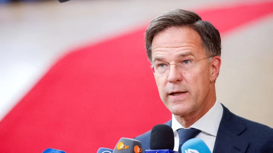 News Conference With NATO Chief Rutte Ahead of Defence Ministers’ Meeting
