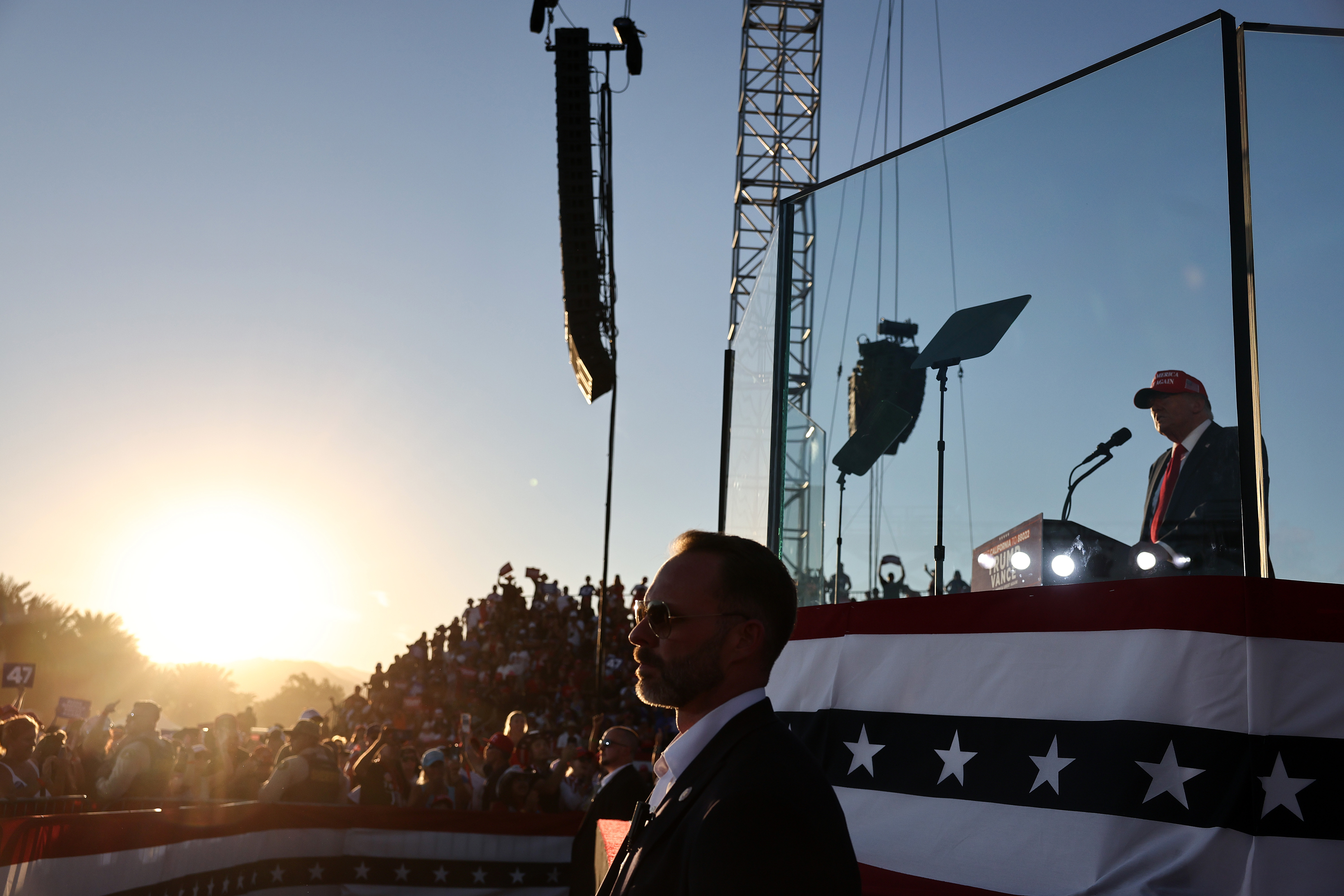 Man Arrested Outside Trump Rally Sues California Sheriff Over