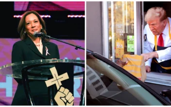 Harris Visits Georgia Church, Trump Works Fry Cooker at McDonald’s in Pennsylvania