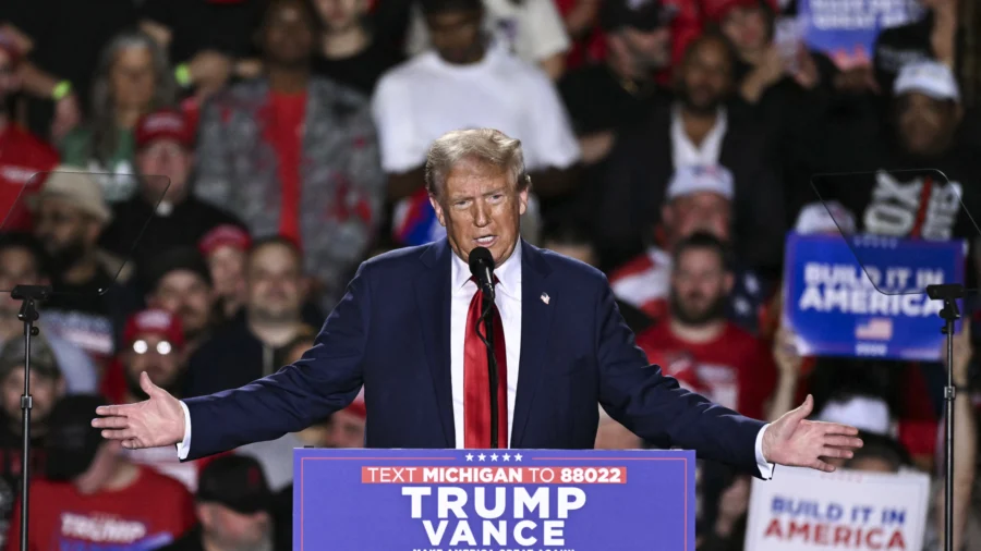 Trump Delivers Remarks to the Press in Asheville, North Carolina