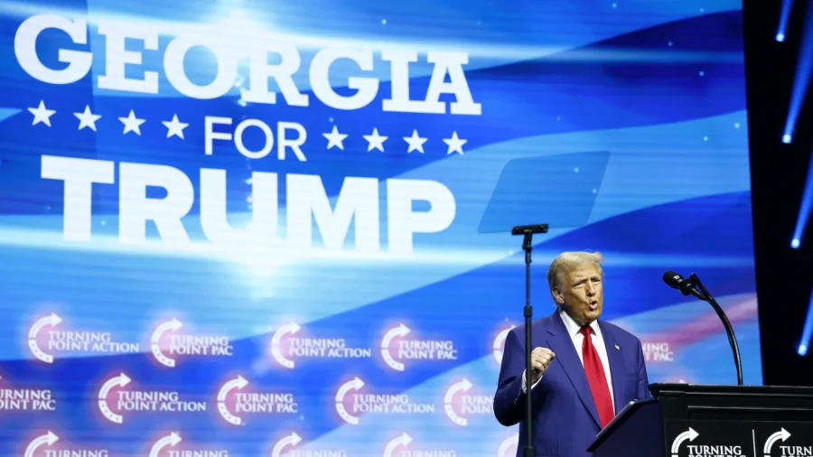 Trump Rallies Supporters in Georgia