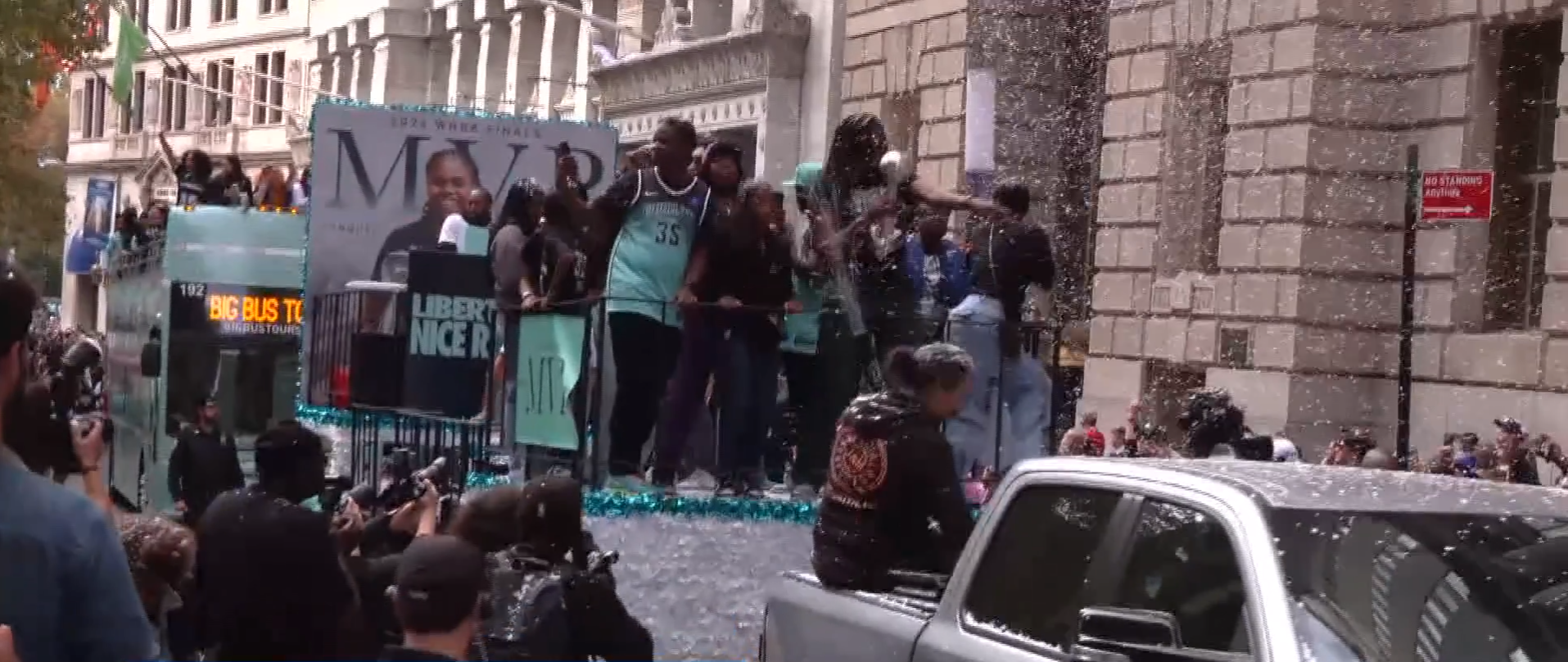 Parade Celebrates 2024 WNBA Champions New York Liberty NTD