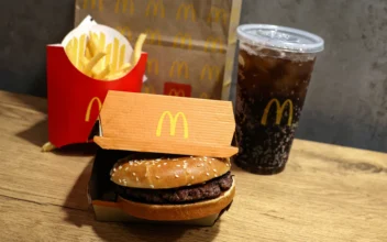 A McDonald's Quarter Pounder hamburger, fries, and a coke in an illustration picture taken in New York City on Oct. 24, 2024. (Brendan McDermid/Reuters)