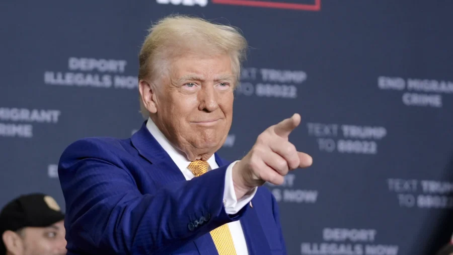 Trump Rallies in Novi, Michigan