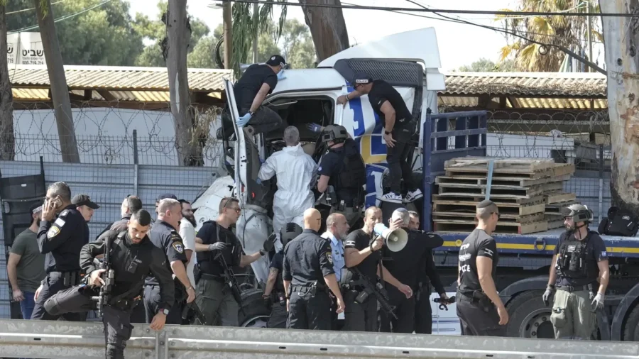 One Killed, Dozens Injured in Truck Ramming at Israeli Bus Stop