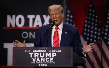 Trump Speaks at a Campaign Rally in Atlanta