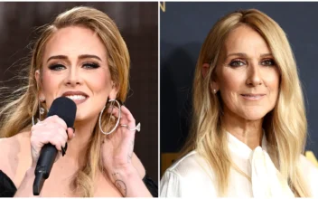 (Left) Adele performs on stage as American Express present BST Hyde Park in Hyde Park in London on July 2, 2022. (Right) Céline Dion attends the "I Am: Celine Dion" New York special screening at Alice Tully Hall in New York on June 17, 2024. (Gareth Cattermole/Getty Images for Adele; Cindy Ord/Getty Images)