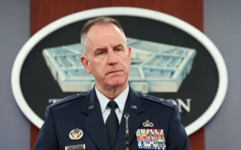 Pentagon press secretary Air Force Brig. Gen. Pat Ryder holds a press conference at the Pentagon in Arlington, Va., on Oct. 19, 2023. (Kevin Dietsch/Getty Images)