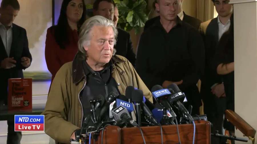 Steve Bannon Speaks After Prison Release