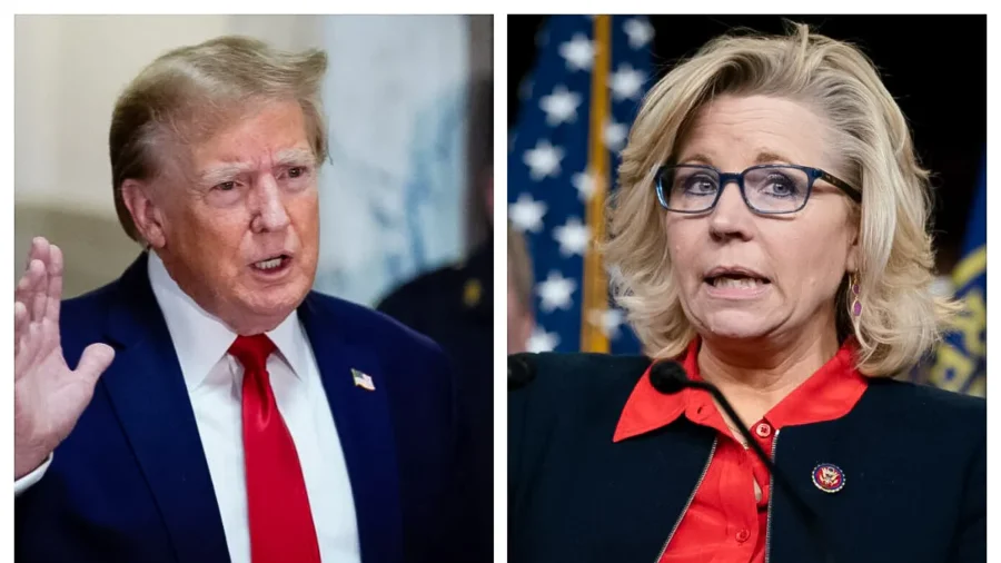 Trump, Harris Campaigns Spar Over Former President’s Liz Cheney Remarks