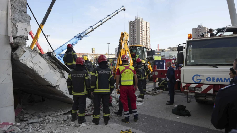 Roof Collapse at Serbian Railway Station Kills at Least 14