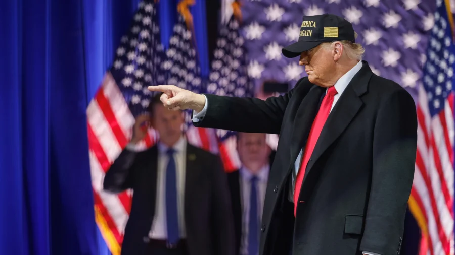 Trump Delivers Remarks at a Rally in Macon, Georgia