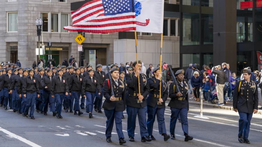 Boston Holds Annual Veterans Day Parade