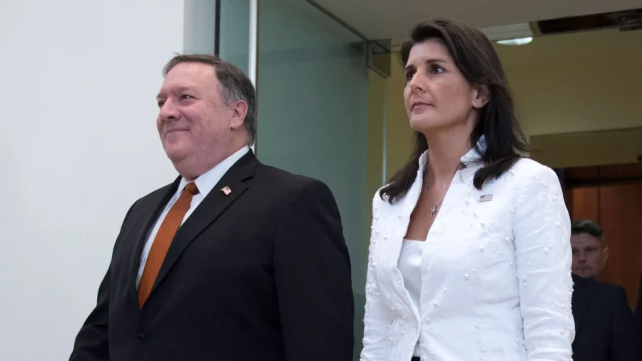 Trump Says Nikki Haley, Mike Pompeo Won’t Be Part of His Administration