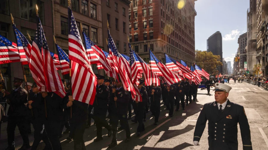 Veterans Honored at Parade in New York City