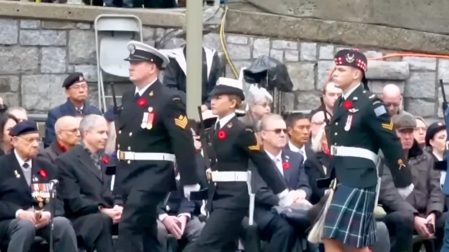 Remembrance Day Sees Canadians Gather in Memory of Veterans Who Fought for Freedom