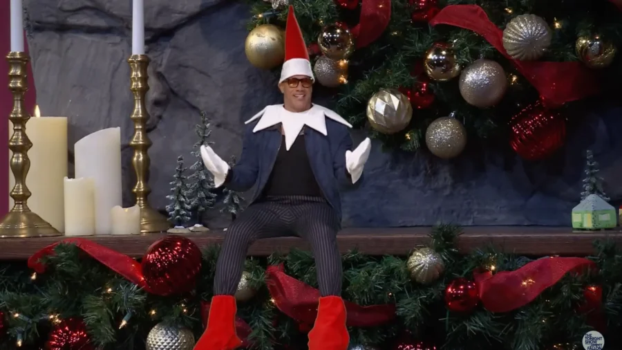 Dwayne ‘The Rock’ Johnson Answers Holiday Questions as an Elf on the Shelf