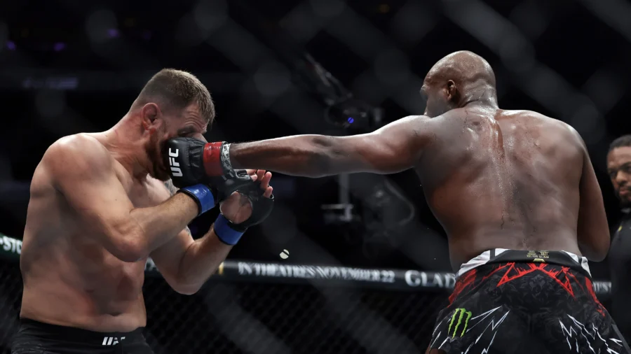 Jon Jones Sends Stipe Miocic Into Retirement With Decisive UFC Heavyweight Win in Front of Trump