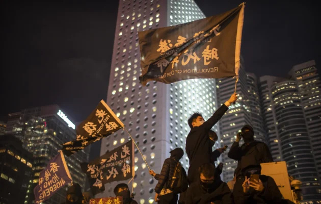 45 Convicted Hong Kong Pro-Democracy Activists Arrive at Court for Sentencing