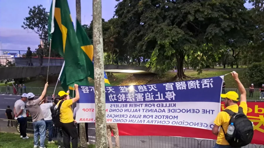 Brazilian Falun Gong Practitioners Harassed as Chinese Delegation Arrived at G20