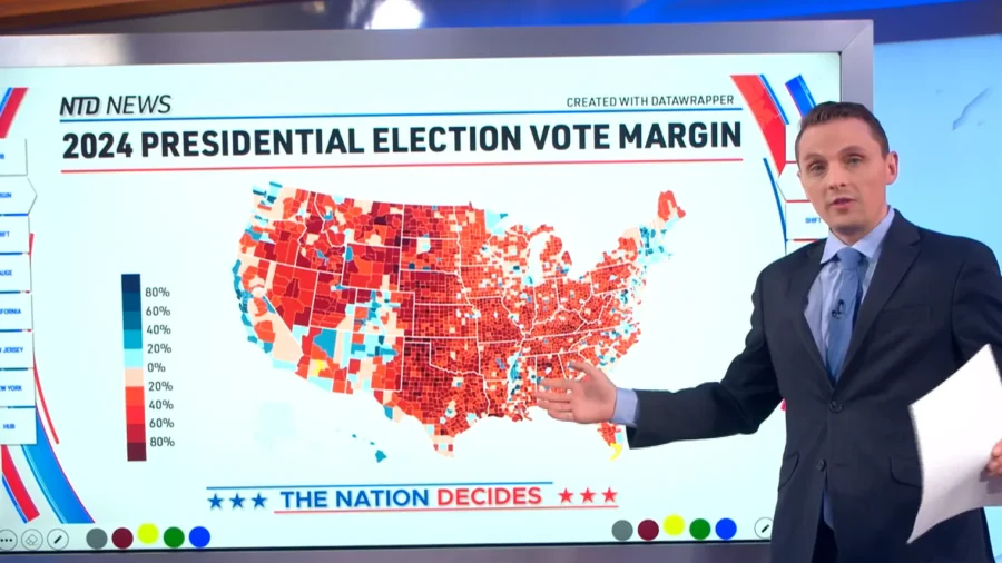 83 Counties Flip for Trump, None for Harris in 2024 Election