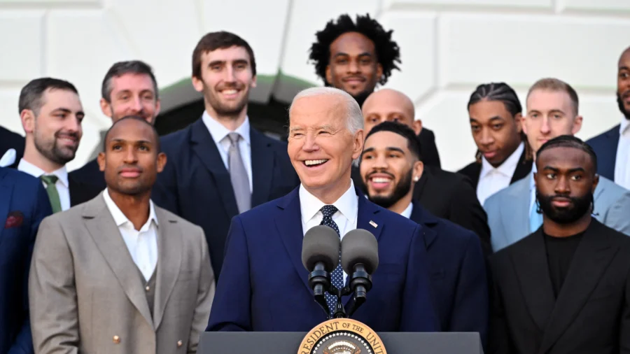 Biden Hosts NBA Champions the Boston Celtics at White House