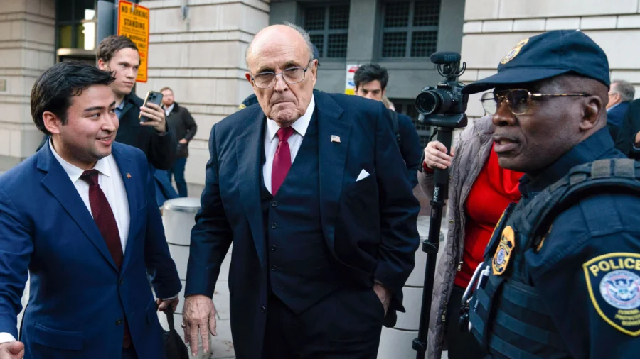 New York Court Holds Hearing of Giuliani's Case Over Property Handover to Election Workers
