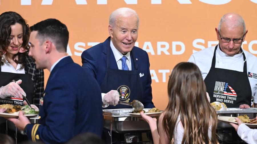 Bidens Attend Friendsgiving Dinner in Staten Island, NY