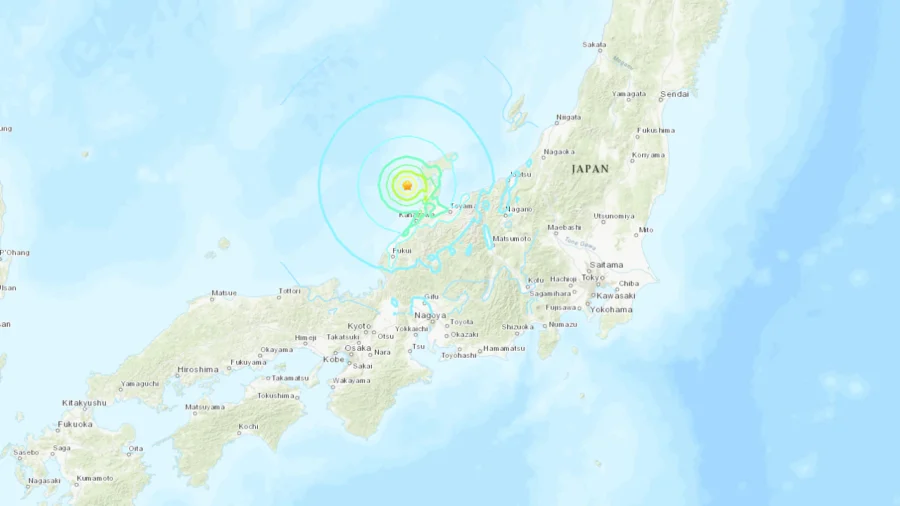 Strong Quake Hits Japan’s Noto Region but There’s No Tsunami Danger