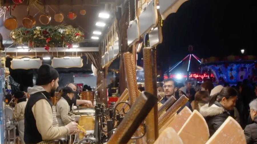Paris's Largest Christmas Market Lights up the Tuileries