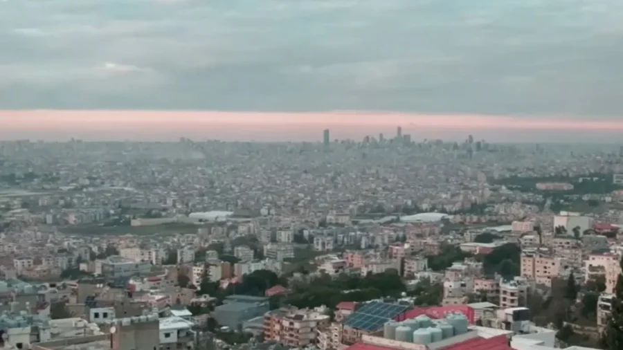 View Overlooking Southern Suburb of Beirut After Cease-Fire