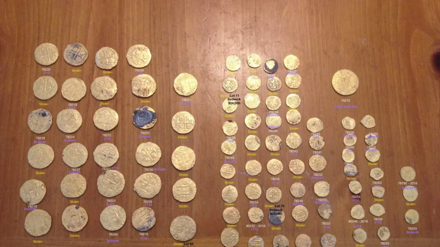 Riches Recovered: $1 Million Worth of Gold Coins Stolen From 18th Century Shipwrecks Found