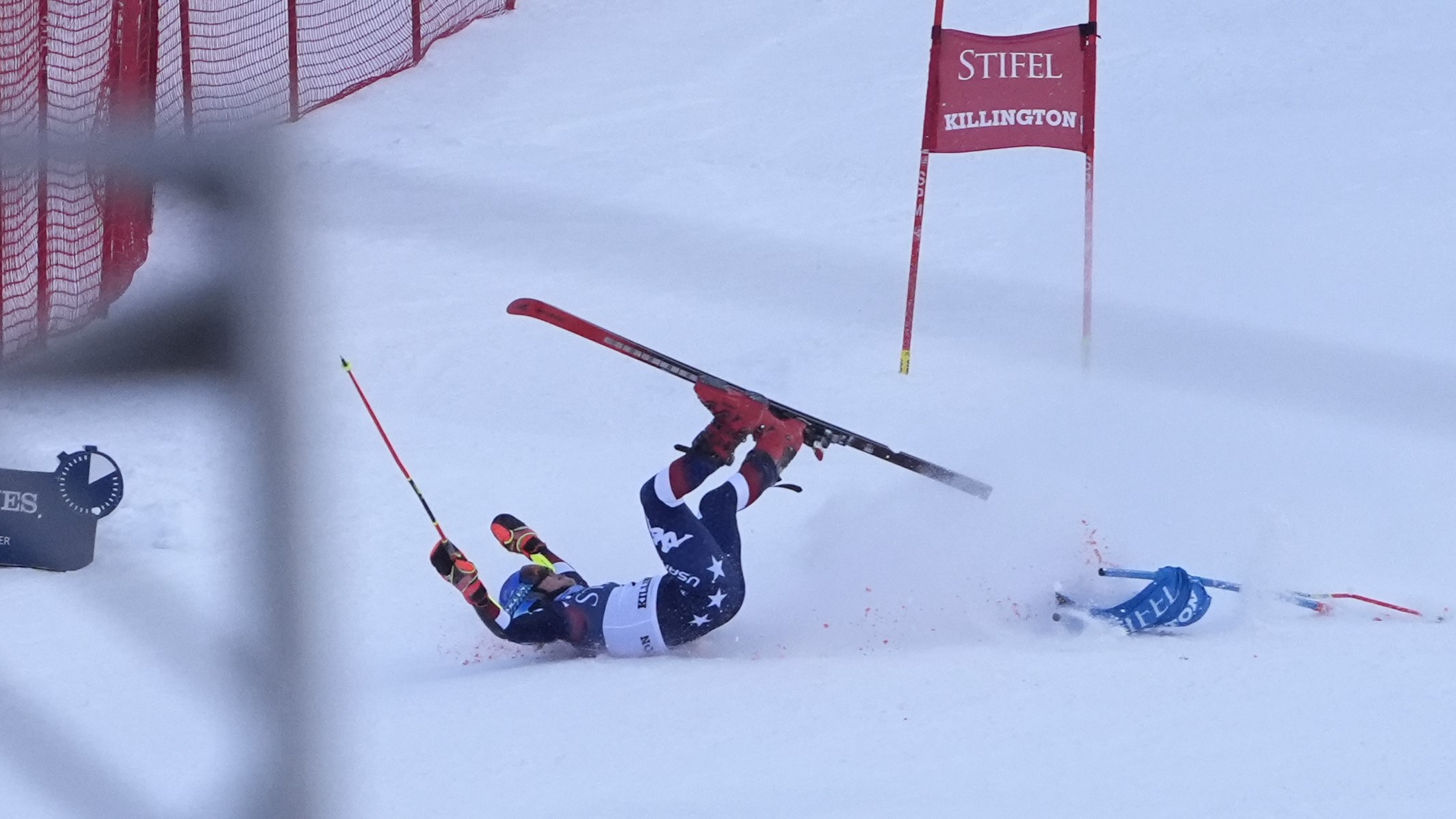 Mikaela Shiffrin Suffers Abrasion on Hip During Crash on Final Run of